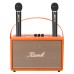 Тонколона Kisonli G108, Караоке, Bluetooth, USB, SD, AUX, Различни цветове - 22306