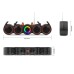 Тонколона Kisonli LED-918, Bluetooth, USB, SD, RGB, AUX, FM, Черен - 22317