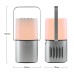 Тонколона Kisonli Q6 Plus, Bluetooth, AUX, SD, FM, RGB, Сребрист - 22282