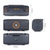Тонколона Kisonli K2, Bluetooth, USB, SD, FM, Сив - 22292