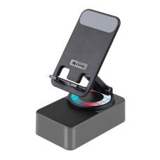 Тонколона със стойка за телефон Kisonli M1 Plus, Bluetooth,  USB, RGB, Различни цветове - 22273