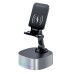 Тонколона със стойка за телефон Kisonli M5, Bluetooth, Безжично зареждане, FM, AUX, RGB, Различни цветове - 22275