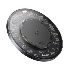 Безжично зарядно устройство Baseus Simple 2, Qi, 15W, Черен - 40381