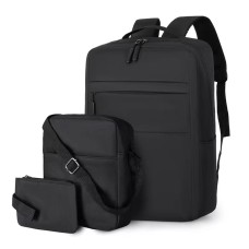 Раница за лаптоп No brand BP-38, 3в1, 15.6", Черен - 45312