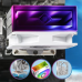 Охладител за процесор No brand G41 Plus, ARGB LED, 120mm, Универсален, Бял - 63077