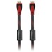 Кабел DeTech HDMI - HDMI M/М, 5m, С оплетка и ферит -18020