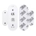 Смарт сензор No brand PST-WD002, За врата/прозорец, Wi-Fi, Tuya Smart, Бял - 91001