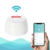 Смарт сензор No brand PST-SQ400B, За алармиране при наводнение, Wi-Fi, Tuya Smart, Бял - 91006