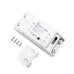 Смарт превключвател No brand PST-WF-S1, 1 канал, 220V, 10A, Wi-Fi, Tuya Smart, Бял - 91019