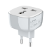 Смарт контакт LDNIO SCW1050, 220V, 10A, Wi-Fi, Tuya Smart, Бял - 40297