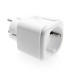 Смарт контакт No brand PST-ZEU-003, Мониторинг, 220V, 16A, Wi-Fi, Tuya Smart, Бял - 91017