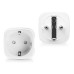 Смарт контакт No brand PST-ZEU-003, Мониторинг, 220V, 16A, Wi-Fi, Tuya Smart, Бял - 91017