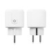 Смарт контакт No brand PST-ZEU-003, Мониторинг, 220V, 16A, Wi-Fi, Tuya Smart, Бял - 91017