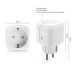 Смарт контакт No brand PST-ZEU-003, Мониторинг, 220V, 16A, Wi-Fi, Tuya Smart, Бял - 91017