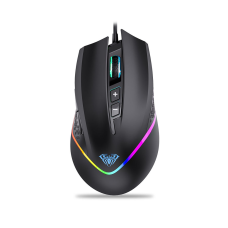 Геймърска мишка Aula F805, Оптична, 7D, RGB, Черен - 760