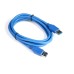 Кабел DeTech USB M / USB M 3.0 3m, Син - 18144