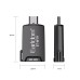 Преходник Earldom ET-W19 HDMI (F) към Type-C, HD 4K, Сив - 40376