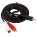 Аудио кабел DeTech 3.5 - 2RCA , High Quality, 5m -18072