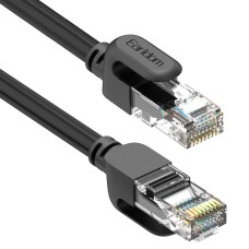 Кабел Earldom ET-NW1 LAN - LAN, CAT6 UTP, 3м, Черен - 18388