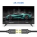 Кабел Earldom ET-W26 HDMI - HDMI, 5м., 4K, С оплетка, Черен - 18386