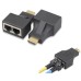 HDMI удължител, No brand, През LAN CAT-5e/6, Черен - 17165