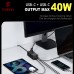 Удължител Earldom ES-SC21, 1 гнездо, CEE 7/3, 2 х USB F, 2 x USB-C, 1м., Черен - 40521