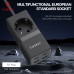 Удължител Earldom ES-SC21, 1 гнездо, CEE 7/3, 2 х USB F, 2 x USB-C, 1м., Черен - 40521