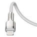 Кабел за данни Baseus Cafule, Type-C - Lightning, 20W, 1.0m, Бял - 40476