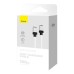Кабел за данни Baseus CoolPlay, Type-C - Type-C, 100W, PD, 2.0m, Бял - 40444