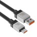 Кабел за данни Baseus CoolPlay, Type-C, 100W, 1.0m, Черен - 40445