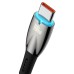 Кабел за данни Baseus Glimmer, Type-C, 100W, 1.0m, Черен - 40480