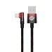 Кабел за данни Baseus MVP 2 Elbow, Lightning, 1.0m, Черен - 40461