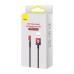 Кабел за данни Baseus MVP 2 Elbow, Lightning, 1.0m, Черен - 40461