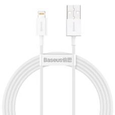 Кабел за данни Baseus Superior, Lightning, 1.5m, Бял - 40471