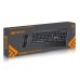 Комплект мишка и клавиатура Mixie X2000, Черен - 6123