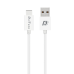 Мрежово зарядно устройство, DeTech, DE-28C, 5V/2.4A, 220V,1 x USB, С Type-C кабел, 1.0m, Бял - 14135