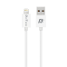 Мрежово зарядно устройство, DeTech, DE-11i, 5V/1A, 220V,1 x USB, С Lightning кабел, 1.0m, Бял - 14116
