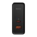 Мрежово зарядно устройство Baseus GaN5 Pro Fast, 100W, С PD кабел, Черен - 40411