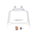 Мрежово зарядно устройство LDNIO A2526C, 45W, 1 x Type-C F, 1 x USB F, PD, QC, PPS, С PD Type-C кабел, Бял - 40287