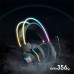 Слушалки Onikuma X26, За компютър, Микрофон, Подсветка, 3.5mm, USB, Черен - 20744