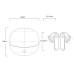 Bluetooth слушалки Kisonli F2, Различни цветове – 20790