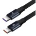 Зарядно устройство за кола Baseus Enjoyment Pro, 33W, 2xType-C Кабел, Черен - 40500