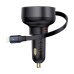 Зарядно устройство за кола Baseus Enjoyment Pro, 55W, С Lightning кабел, Черен - 40495