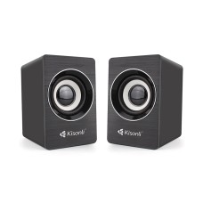 Тонколони Kisonli A-707, 2x3W, USB, Черен - 22162