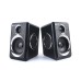 Тонколони Kisonli T-005, 2x3W, USB, Черен - 22157