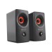 Тонколони Kisonli AC-9002BT, Bluetooth, 2x5W, 220V, Черен - 22146