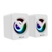Тонколони Kisonli L-1040, AUX, 2x2.5W, Бял - 22245
