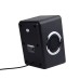 Тонколони Kisonli T-005, AUX, 2x3W, Черен - 22250