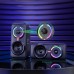 Тонколони Onikuma L6, 2x5W, USB, RGB, Черен - 22216