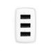 Мрежово зарядно устройство Baseus Compact 3U, 17W, 3 x USB F, Бял - 40412
